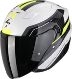 Casco Urban Per Moto Scorpion Exo Exo-230 Polycarbonate Bianco Nero Giallo Neon Hipe Taglia Xs