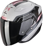 Casco Urban Per Moto Scorpion Exo Exo-230 Polycarbonate Grigio Rosa Hipe Taglia Xs