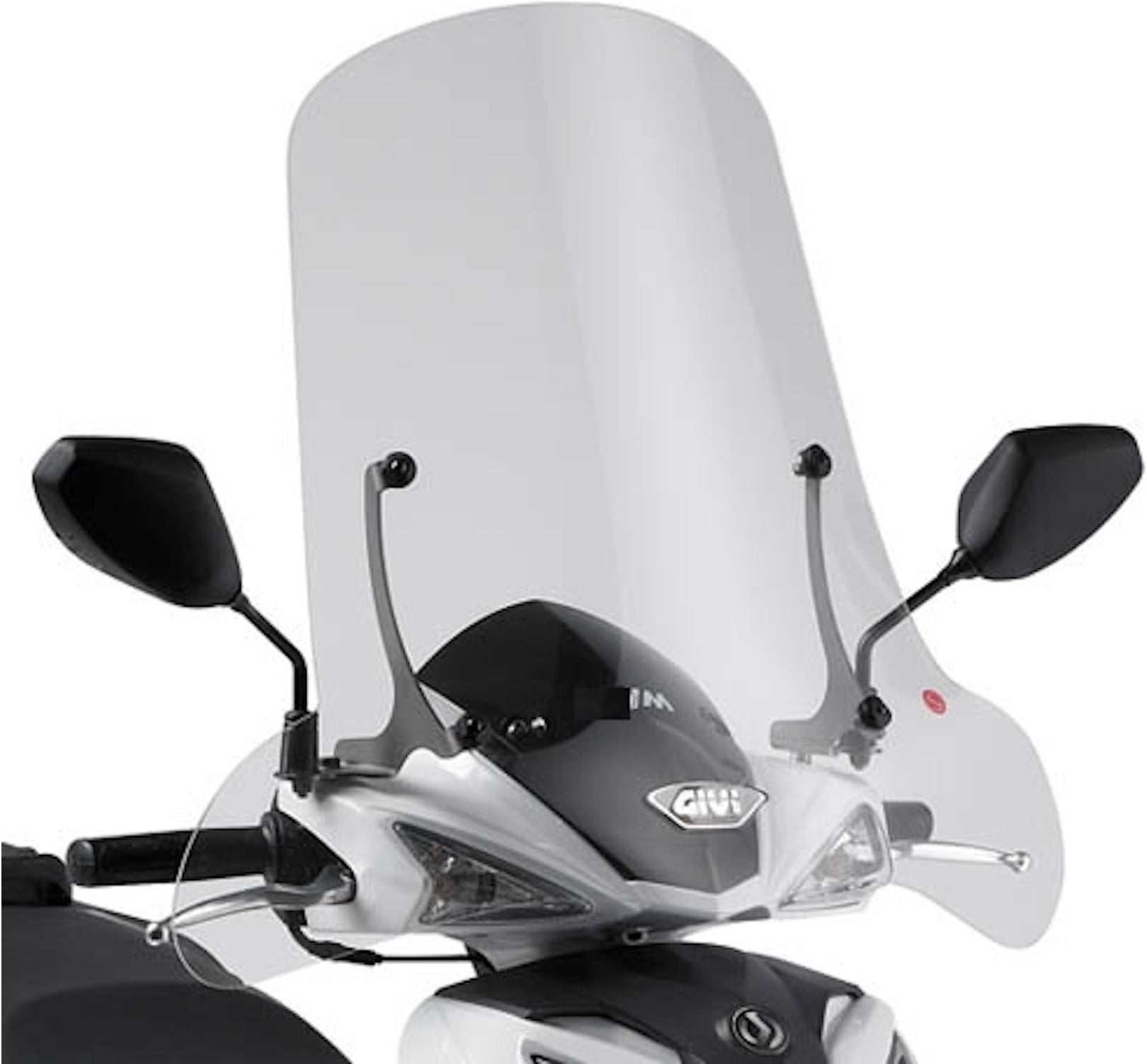 Transparent Wind-Screen - Givi Compatible With Sym Symphony Sr 50 - 125 - 151 (2010-2016)