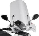 Transparent Wind-Screen - Givi Compatible With Sym Symphony Sr 50 - 125 - 151 (2010-2016)