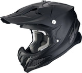 Casco Off-Road Per Moto Scorpion Exo Vx-22 Air Ultra Tct Nero Opaco Solid Taglia Xs