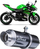 Terminale Di Scarico Senza Omologazione Suono Gp Corsa Carbonio - Leovince Compatibile Con Kawasaki Z 500 - Se (2024-2026)