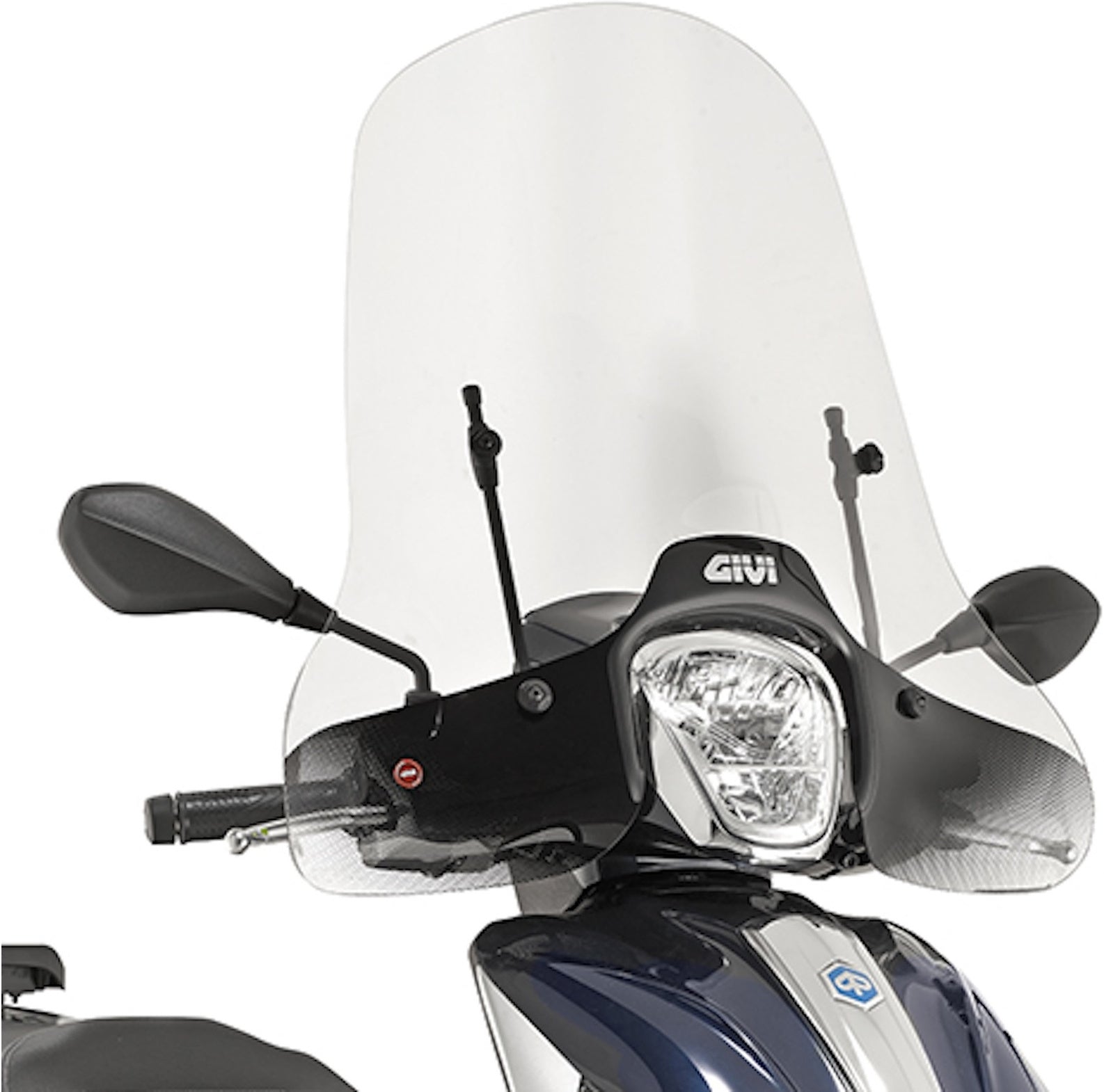Transparent Wind-Screen - Givi Compatible With Piaggio Medley 125 - 150 (2016-2019)