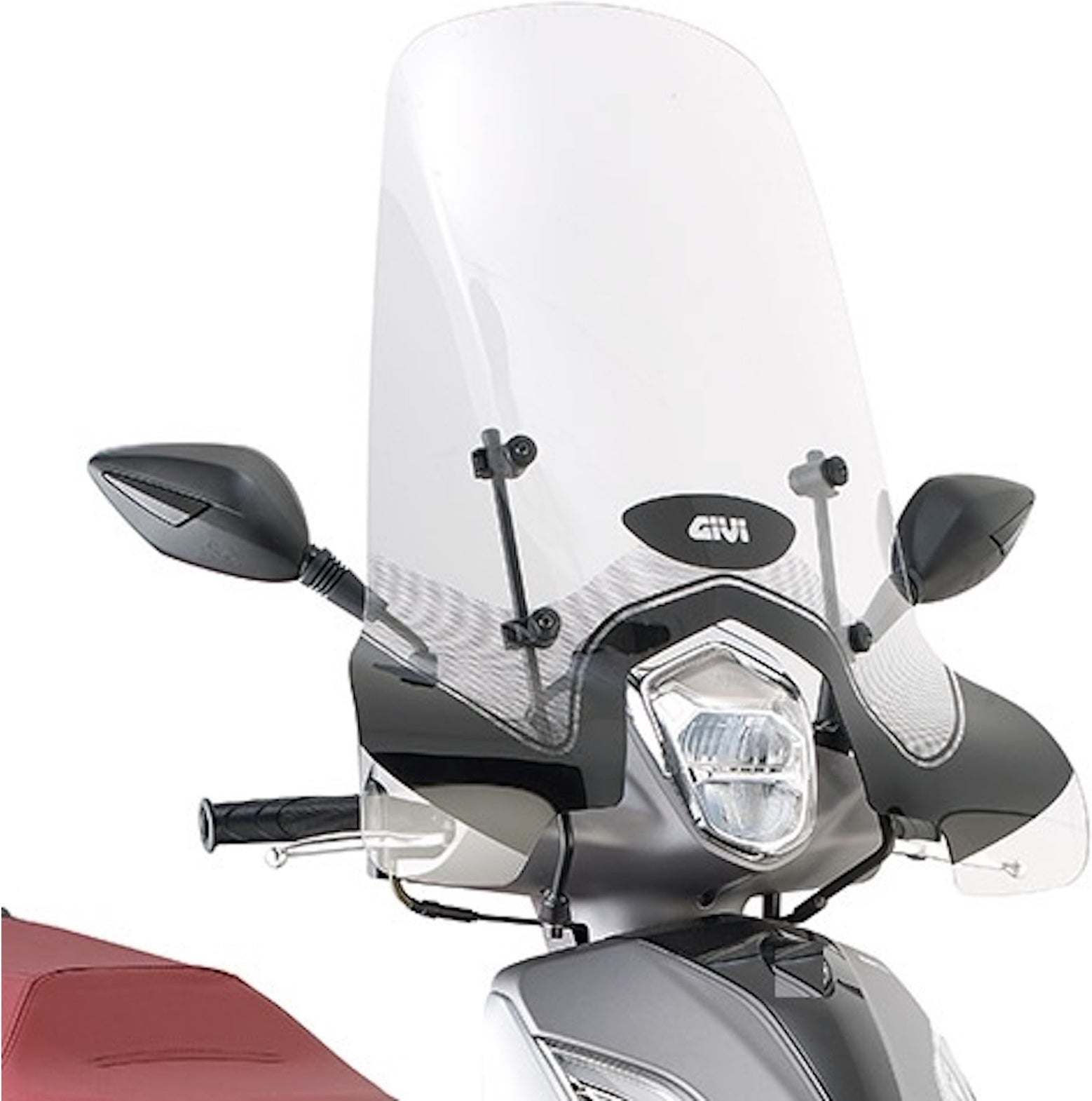 Transparent Wind-Screen - Givi Compatible With Sym Symphony St 50 - 125 - 200 (2021-2024)