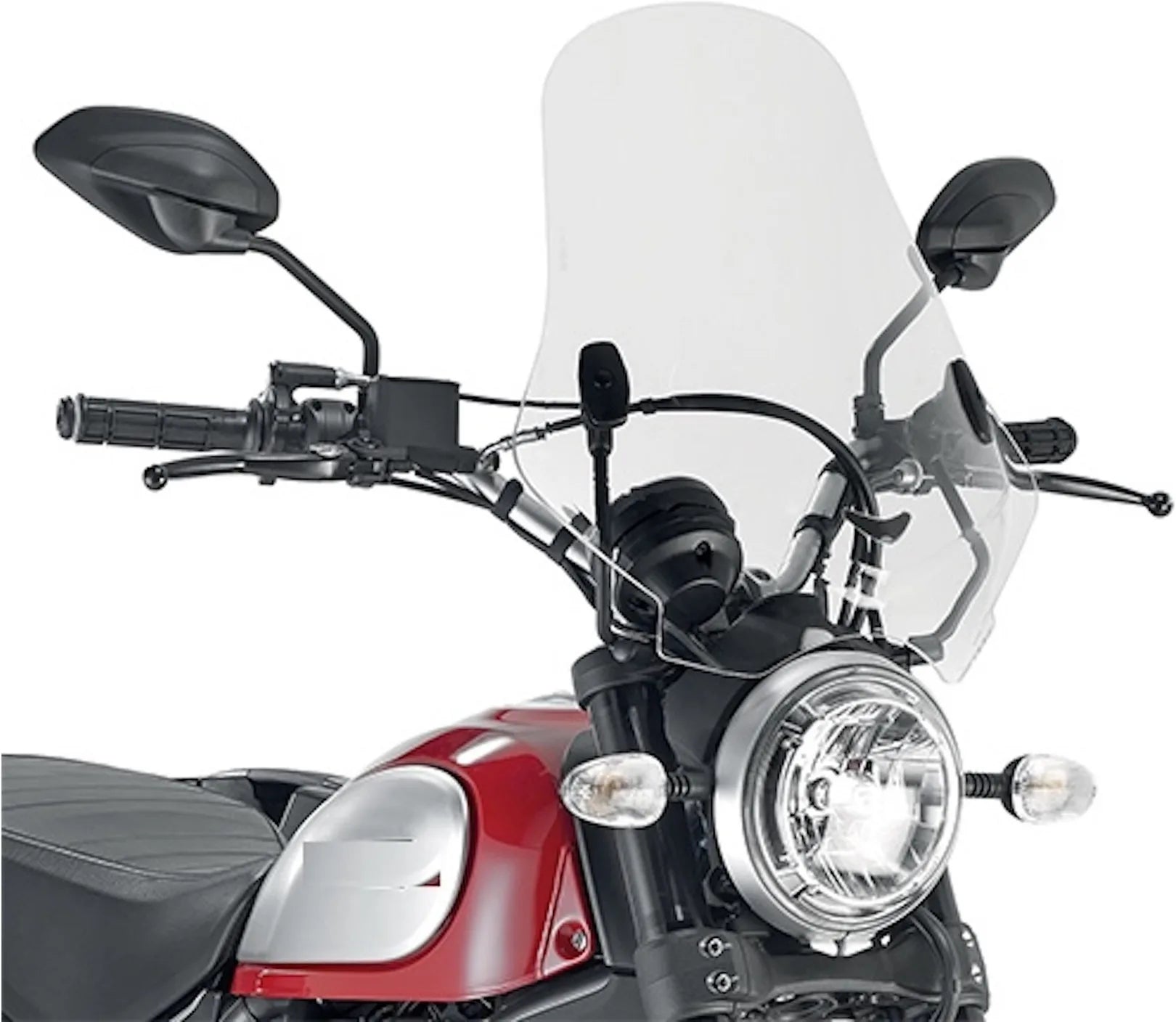 Parabrezza Trasparente - Givi Compatibile Con Ducati Scrambler 400 (2016-2021)