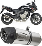 Terminale Di Scarico Senza Omologazione Suono Lv-14 R Acciaio Fondello Carbonio - Leovince Compatibile Con Kawasaki Ninja 500 - Se (2024-2026)