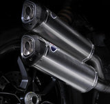 Terminale Di Scarico Con Omologazione Suono Acciaio Inox - Termignoni Compatibile Con Ducati Monster 1100 Evo