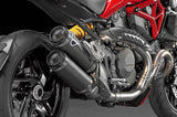 Terminale Di Scarico Con Omologazione Suono Carbonio - Termignoni Compatibile Con Ducati Monster 1200 (2015-2016)