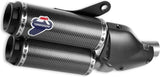 Terminale Di Scarico Con Omologazione Suono Carbonio - Termignoni Compatibile Con Ducati Monster 821