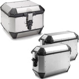 Trekker Alaska Aluminium Top Case + Side Cases - 116 Lt Trekker Alaska Aluminium - Givi Compatible With Triumph Bonneville T100 (2017-2022)
