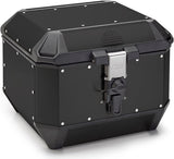 Monokey Trekker Alaska Black Aluminium Top Case - 44 Lt 6Kg Trekker Alaska Aluminium - Givi Compatible With Kove Moto 510 X (2024)