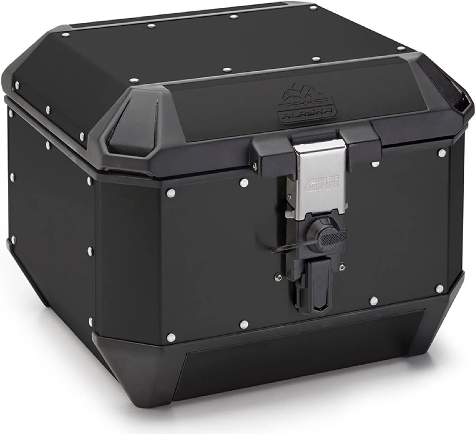Bauletto Monokey Trekker Alaska Alluminio Nero 44 Lt Trekker Alaska Alluminio - Givi Compatibile Con Royal Enfield Super Meteor 650 (2023-2024)