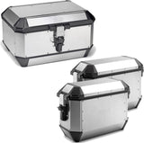 Trekker Alaska Aluminium Top Case + Side Cases - 128 Lt Trekker Alaska Aluminium - Givi Compatible With Yamaha Tracer 900 - Gt (2018-2020)