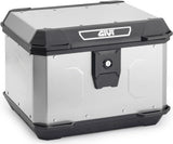 Bauletto Monolock Alpina Alluminio 44 Lt Alpina Alluminio - Givi Compatibile Con Honda Cb 500 F (2013-2015)