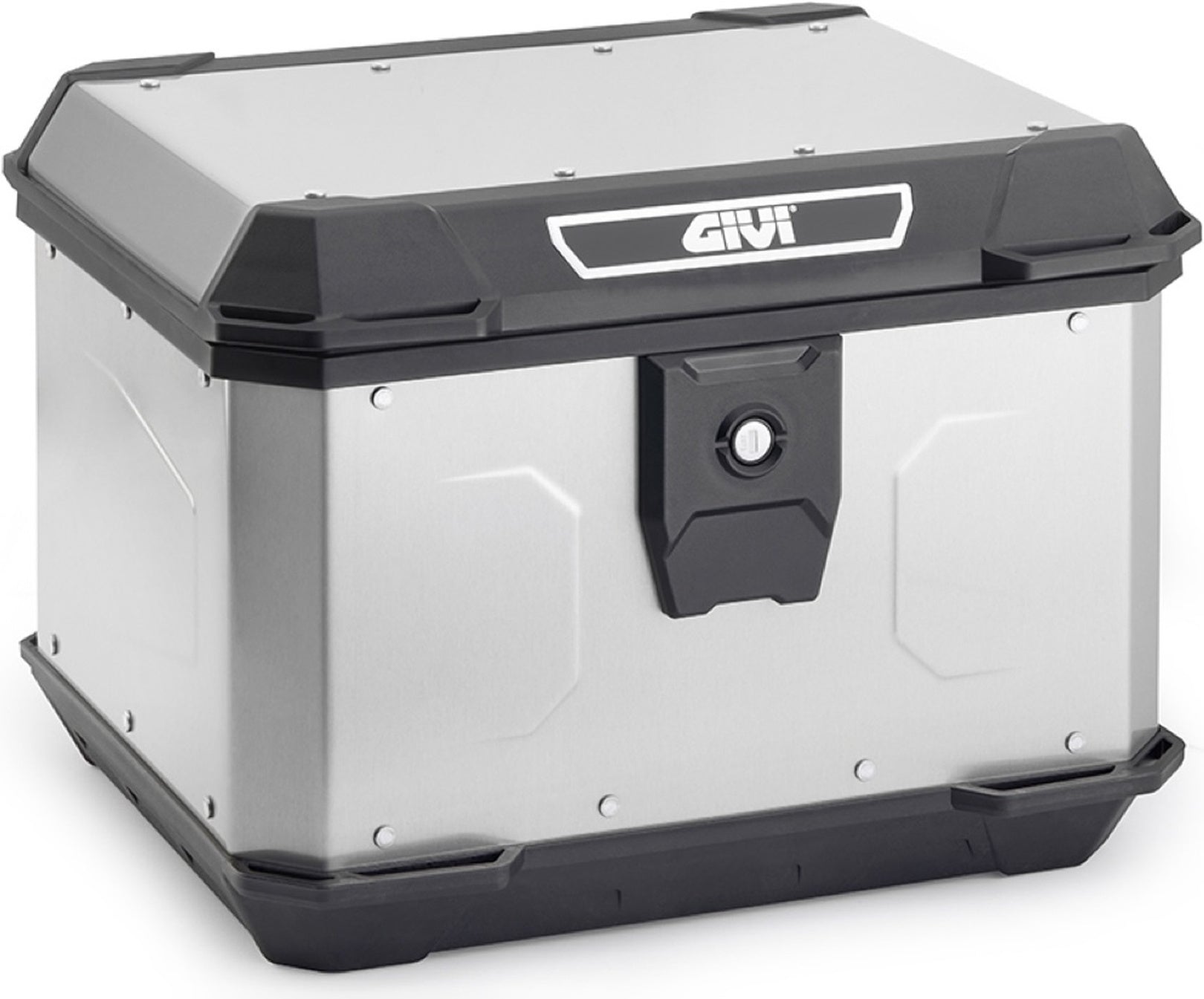 Monolock Alpina Aluminium Top Case - 44 Lt Alpina Aluminium - Givi Compatible With Gilera Nexus 300 - 500 (2006-2014)