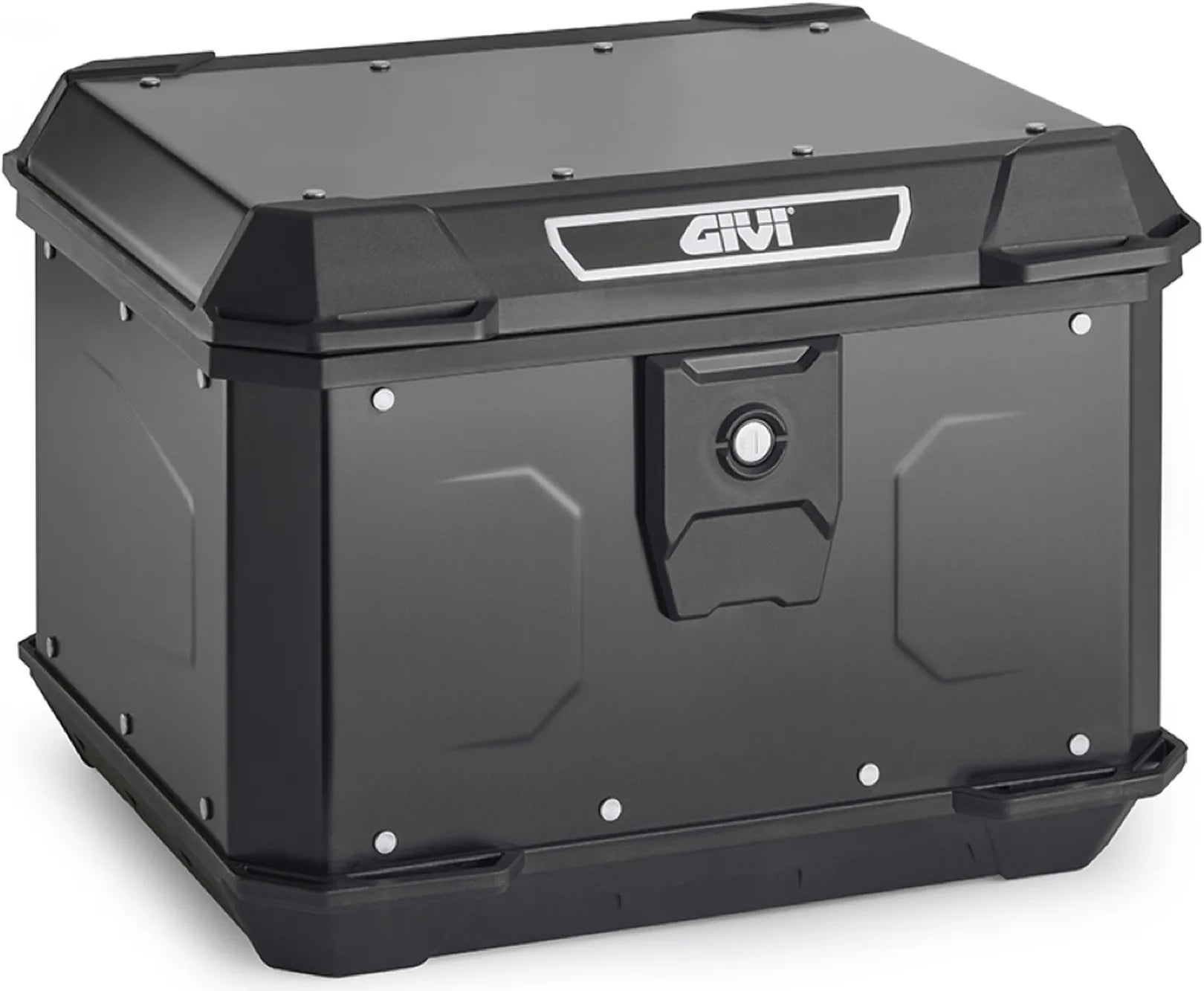 Bauletto Monolock Alpina Alluminio Nero 44 Lt Alpina Alluminio - Givi Compatibile Con Ktm 200 Duke (2011-2016)