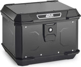Bauletto Monolock Alpina Alluminio Nero 44 Lt Alpina Alluminio - Givi Compatibile Con Ktm 200 Duke (2011-2016)
