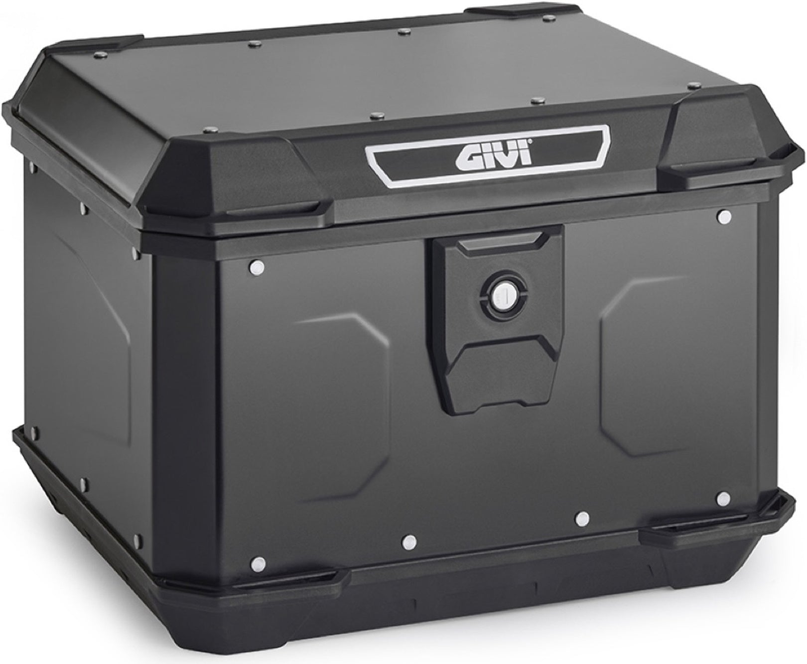 Monolock Alpina Black Aluminium Top Case - 44 Lt Alpina Aluminium - Givi Compatible With Keeway V 302 C 300 (2023-2024)