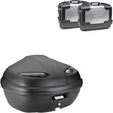Valigia K47Nt + Valigie Kgr33 + Attacco + Portavaligie Rap - Kappa Moto Compatibile Con Honda Crf 1000 L Africa Twin (2018-2019)