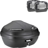 Top Case K47Nt + Side-Cases Kgr46 + Rapid Side-Case Holder - Kappa Moto Compatible With Honda Crf 1000 L Africa Twin Adventure Sports (2018-2019)