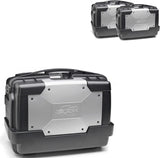 Valigia Kgr33 + Valigie Kgr46 + Attacco + Portavaligie Rap - Kappa Moto Compatibile Con Honda Crf 1000 L Africa Twin Adventure Sports (2018-2019)