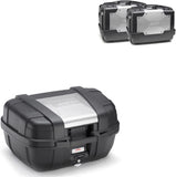 Valigia Kgr52 + Valigie Kgr46 + Attacco + Portavaligie Rap - Kappa Moto Compatibile Con Honda Crf 1000 L Africa Twin Adventure Sports (2018-2019)