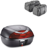 Valigia K42N + Borse Laterali Kmlw01 + Attacco + Portaborse - Kappa Moto Compatibile Con Suzuki Gsr 600 (2006-2011)