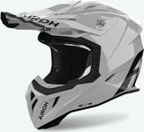Casco Off-Road Per Moto Airoh Aviator Ace 2 - Ava298 Composite Carbon Cemento Gloss Color Taglia L