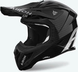 Casco Off-Road Per Moto Airoh Aviator Ace 2 - Ava299 Carbon Fiber Gloss Carbon Taglia Xl
