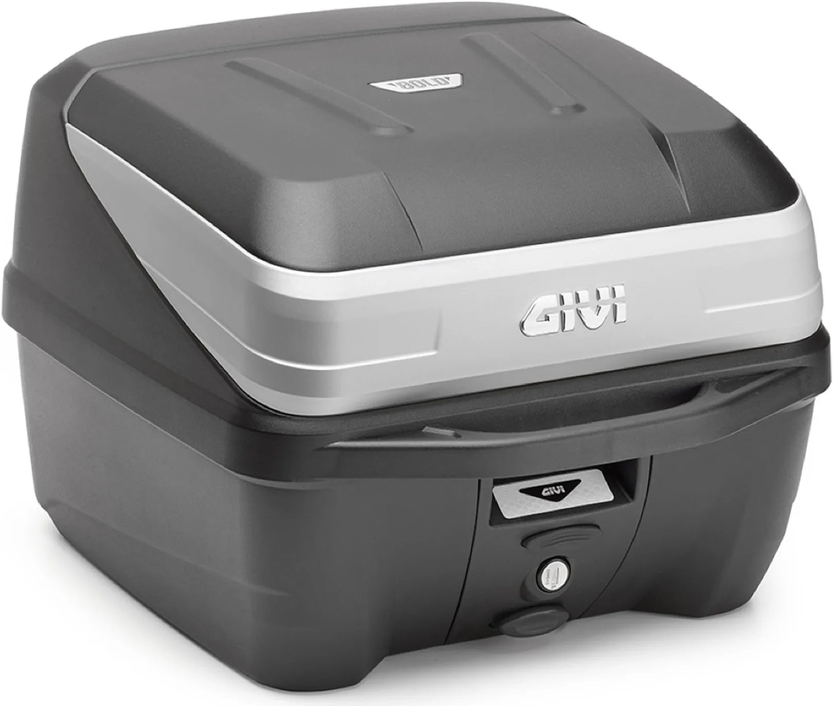 Bauletto Monolock Argento 32 Lt Plastica - Givi Compatibile Con Sym Symphony St 200 (2015-2020)