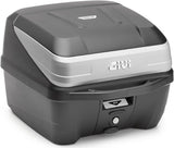 Monolock Silver Top Case - 32 Lt Technopolymer - Givi Compatible With Honda Vision 50 - 110 (2011-2020)