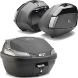 Bauletto + Valigie Laterali Blade Nero Tech 107 Lt Blade Plastica - Givi Compatibile Con Honda Cb 500 X (2019-2023)