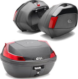Blade Black Top Case + Side Cases - 117 Lt Blade Technopolymer - Givi Compatible With Honda Nx 500 (2024)