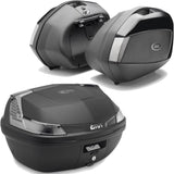 Bauletto + Valigie Laterali Blade Nero Tech 117 Lt Blade Plastica - Givi Compatibile Con Honda Cbf 500 (2004-2012)