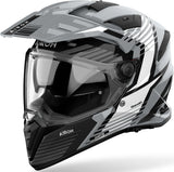 Casco Dual Per Moto Airoh Bandit - Bas16 Thermoplastic Hrt Grigio Gloss Spicy Taglia Xs