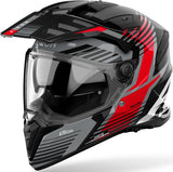 Casco Dual Per Moto Airoh Bandit - Bas55 Thermoplastic Hrt Rosso Gloss Spicy Taglia M