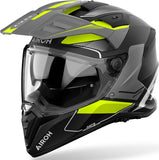 Casco Dual Per Moto Airoh Bandit - Bat31 Thermoplastic Hrt Giallo Matto Tune Taglia L
