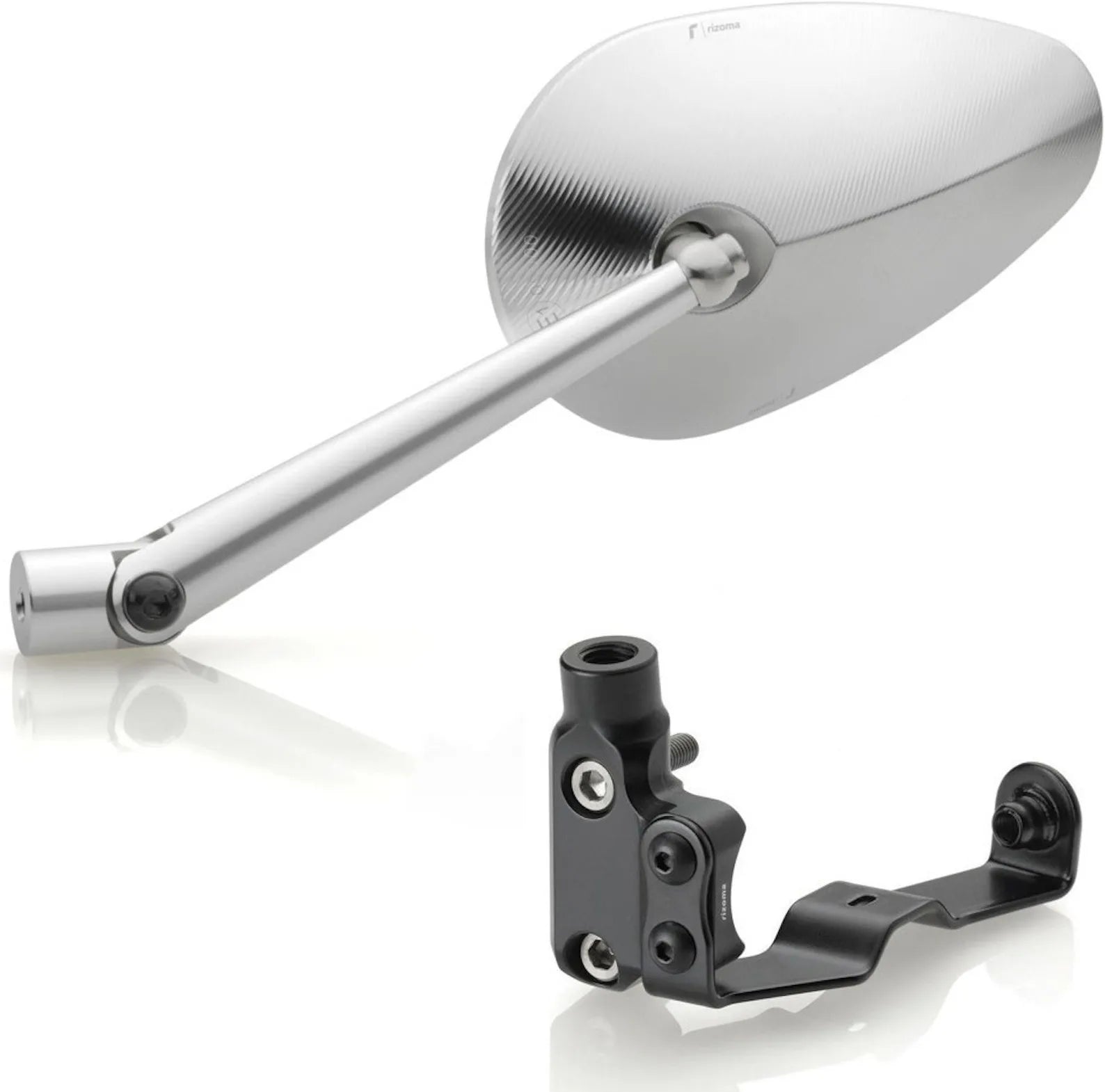 Specchietto Side Mount Destro Radial Rs - Rizoma Compatibile Con Mv Agusta Rivale 800 Eas (2013-2019)