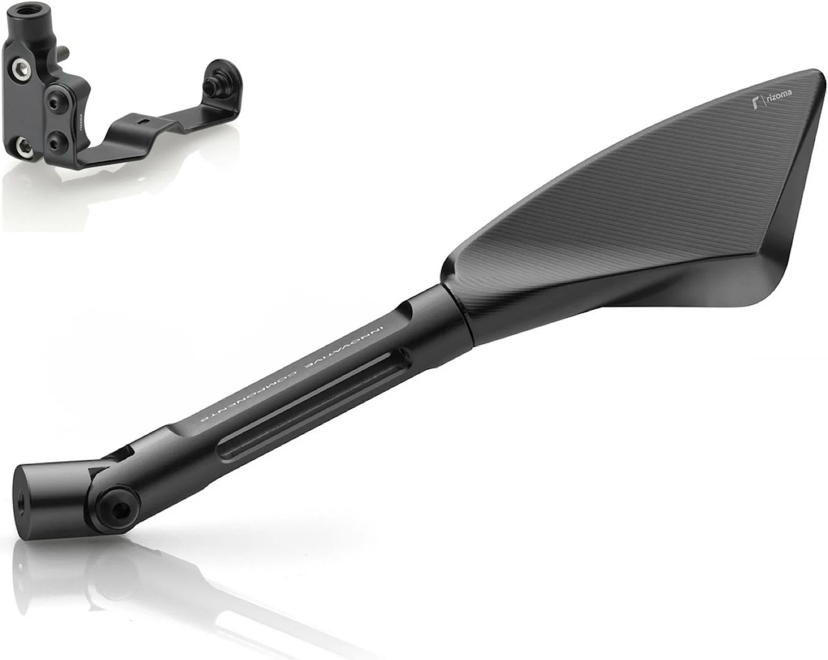 Specchietto Side Mount Sinistro Tomok - Rizoma Compatibile Con Mv Agusta Rivale 800 Eas (2013-2019)