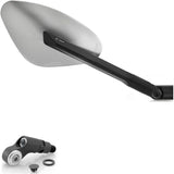 Specchietto Side Mount Destro Genesi - Rizoma Compatibile Con Bmw F 800 Gs Adventure (2013-2018)
