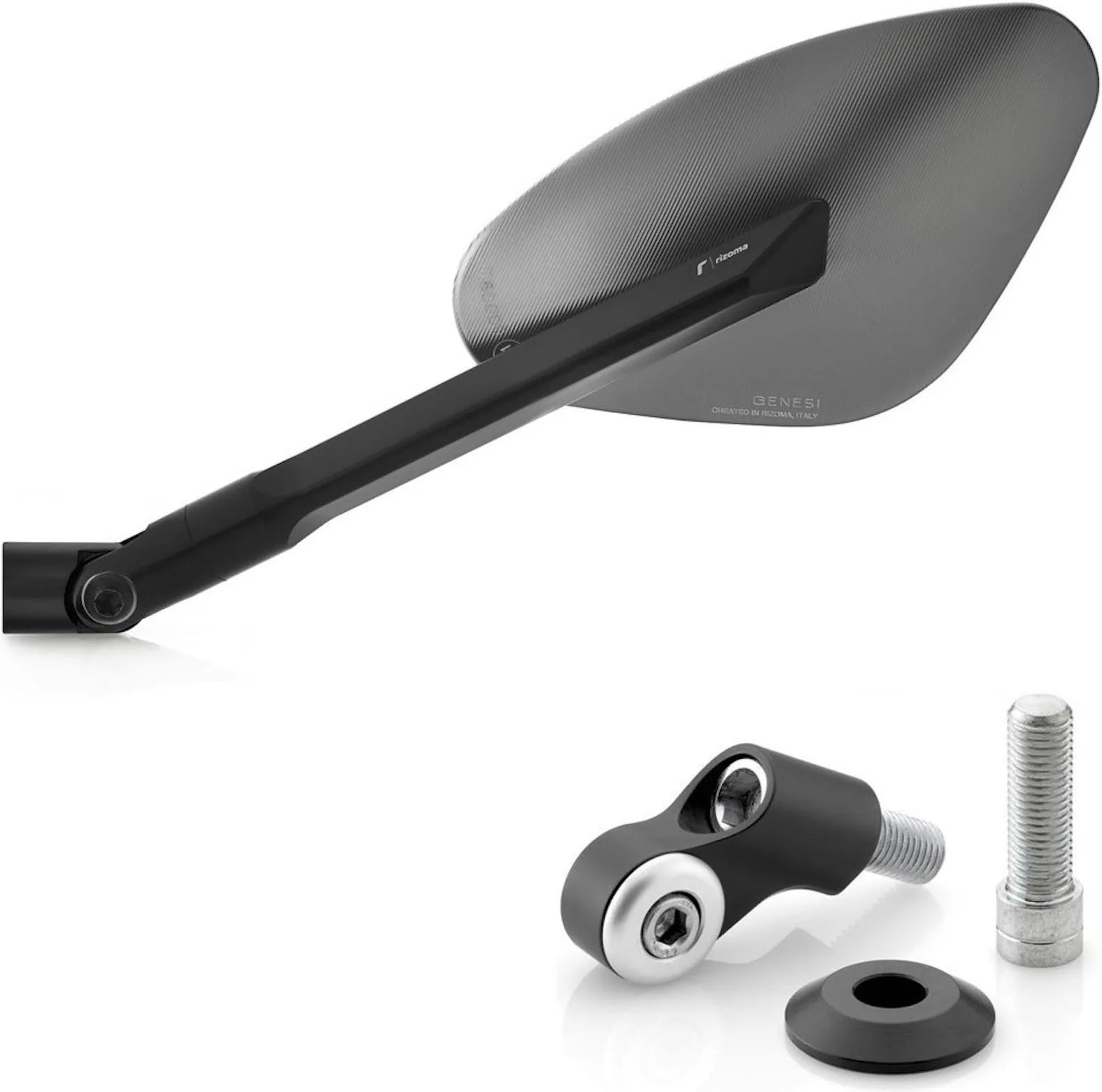 Specchietto Side Mount Sinistro Genesi - Rizoma Compatibile Con Ducati Multistrada 1260 Pikes Peak (2019-2020)