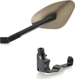 Specchietto Side Mount Sinistro Genesi - Rizoma Compatibile Con Mv Agusta Rivale 800 Eas (2013-2019)