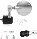 Mirror End Mount Right Universal Ø24,5(21>23) Spy-R Ø57 - Rizoma Compatible With Suzuki