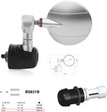 Specchietto End Mount Destro Universale Dø 24,5(21>23) Spy-R Ø57 - Rizoma Compatibile Con Ktm