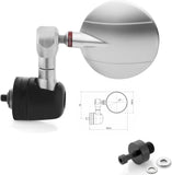 Specchietto End Mount Destro Spy-R Ø57 - Rizoma Compatibile Con Kawasaki Z 900 Rs (2018-2020)