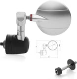 Specchietto End Mount Destro Spy-R Ø57 - Rizoma Compatibile Con Triumph Speed Triple 1050 (2005-2013)