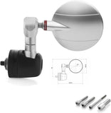 Specchietto End Mount Destro Spy-R Ø57 - Rizoma Compatibile Con Bmw C 600 Sport (2012-2015)