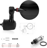 Specchietto End Mount Sinistro Universale Dø 24,5(21>23) Spy-R Ø57 - Rizoma Compatibile Con Ktm