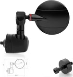 Specchietto End Mount Sinistro Spy-R Ø57 - Rizoma Compatibile Con Bmw K 1300 R (2009-2011)