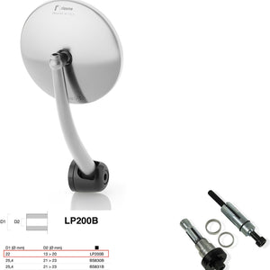 Mirror End Mount Right Universal Ø22(13>20) Spirit Rs - Rizoma Compatible With Ktm